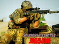 leikur Soldiers in Battle Jigsaw