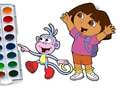 leikur Dora The Explorer Coloring Book