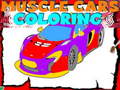 leikur Muscle Cars Coloring