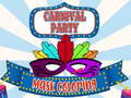 leikur Carnival Party Mask Coloring