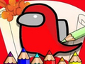 leikur Amoung Us Coloring Book