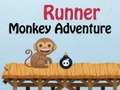 leikur Runner Monkey Adventure