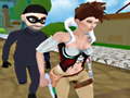 leikur Princess Subway Run - Wild Rush VS Robber