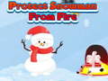 leikur Protect Snowman From Fire