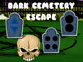 leikur Dark Cemetery Escape