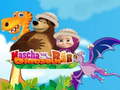 leikur Masha and The Bear dinosaur