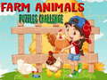leikur Farm Animals Puzzles Challenge