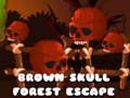 leikur Brown Skull Forest Escape