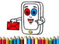 leikur Mobile Phone Coloring Book