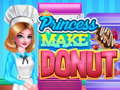 leikur Princess Make Donut Cooking