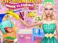 leikur Fashion Doll House Cleaning