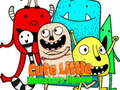 leikur Cute Little Monsters Jigsaw