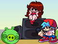 leikur Friday Night Funkin' vs PIG from Angry Birds 