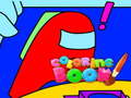 leikur Among Us Coloring Book 