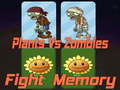 leikur Plants vs Zombies Fight Memory