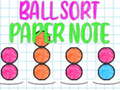 leikur Ball Sort Paper Note