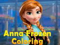 leikur Anna Frozen Coloring