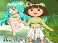 leikur Dora With Wizard In Forest