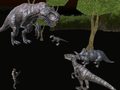 leikur Midnight Multiplayer Dinosaur Hunt