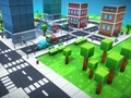 leikur Pixel City Runner 3D