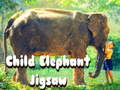 leikur Child Elephant Jigsaw