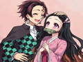 leikur Nezuko Jigsaw Puzzle
