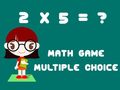 leikur Math Game Multiple Choice