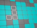 leikur Turquoise Blocks