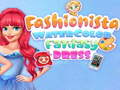 leikur Fashionista Watercolor Fantasy Dress