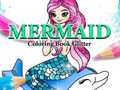 leikur Mermaid Coloring Book Glitter