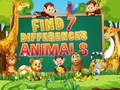 leikur Find 7 Differences Animals