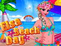 leikur Elsa beach day