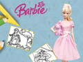 leikur Barbie Doll Coloring Book