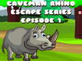 leikur Caveman Rhino Escape Series Episode 1