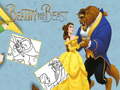 leikur Beauty & the Beast Coloring Book