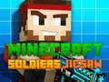 leikur Minecraft Soldiers Jigsaw