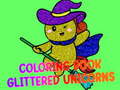 leikur Coloring Book Glittered Unicorns