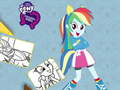 leikur Equestria Girls Coloring Book