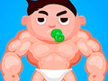 leikur Muscle Baby Run