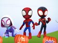 leikur Mickey and Spidey Halloween 