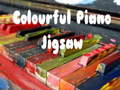 leikur Colourful Piano Jigsaw