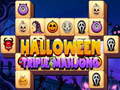 leikur Halloween Triple Mahjong