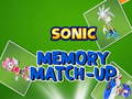 leikur Sonic Memory Match Up