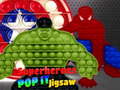 leikur Superheroes Pop It Jigsaw