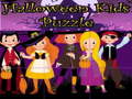 leikur Halloween Kids Puzzle