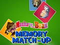 leikur Masha and the Bear Memory Match Up