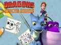 leikur Dragon Rescue Riders Coloring Book