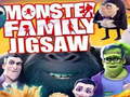 leikur Monster Family Jigsaw 