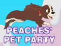 leikur Peaches' pet party