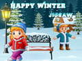 leikur Happy Winter Jigsaw 